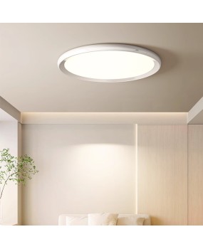 Bedroom light Nordic light luxury Bauhaus cream ceiling light full spectrum eye protection modern simple circular room lighting fixture