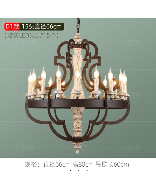 LOFT retro industrial style lighting creative homestay, coffee shop, western restaurant, hotel, bar counter, artistic decoration pendant light