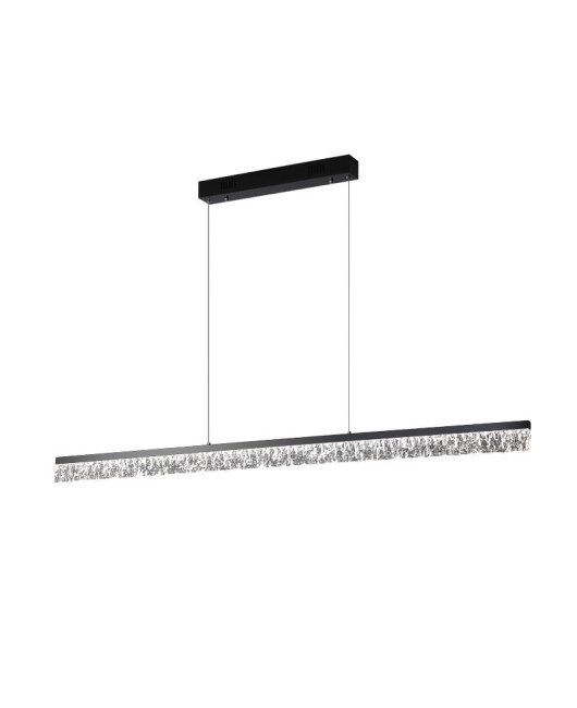 2024 aluminum restaurant pendant light, long strip, modern, simple, light luxury dining table, island table lamp, front desk, bar counter, straight light fixture