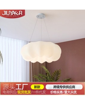 Children's room light, internet famous cloud ceiling light, creative Nordic lighting, modern and simple girl's room, warm bedroom light