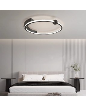 Minimalist bedroom light ceiling light modern minimalist Nordic LED room master bedroom light luxury circular restaurant lighting