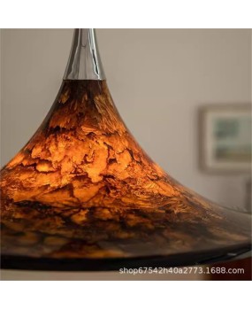Middle aged restaurant pendant light with adjustable retro painted main light design, retractable light for living room, island platform, study, lighting fixtures