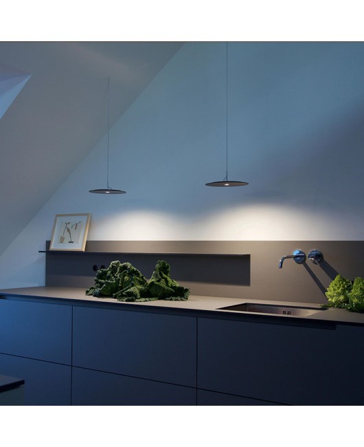 Italian minimalist living room, bar counter, dining room, pendant light designer, creative coffee shop, modern Nordic dining table decoration light