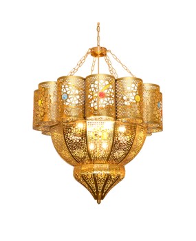 Arabic, Xinjiang, Southeast Asian style chandeliers, temples, Buddhist halls, hotels, lobbies, homestays, Muslim Western restaurants, lighting fixtures