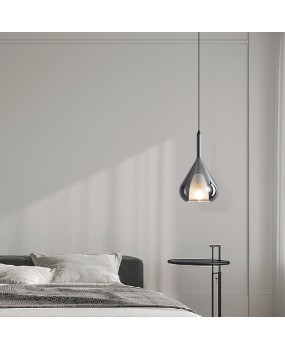 Italian minimalist bedroom headboard pendant light, glass pendant light, Nordic modern minimalist creative designer, restaurant bar counter