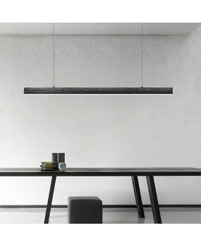 Italian minimalist black hole stone restaurant pendant light designer creative all copper modern minimalist bar counter tea room lighting