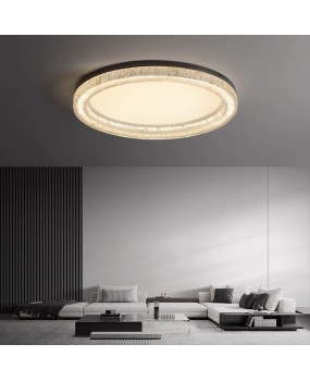 All copper living room light luxury high-end feeling ceiling light Italian minimalist living room main light modern minimalist new whole house light