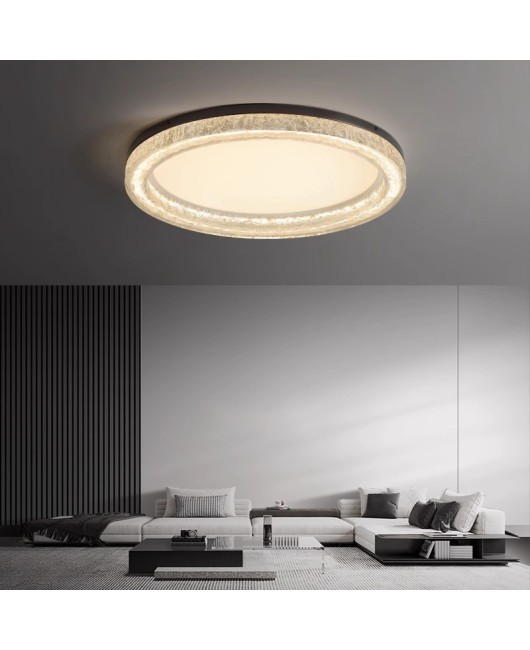 All copper living room light luxury high-end feeling ceiling light Italian minimalist living room main light modern minimalist new whole house light
