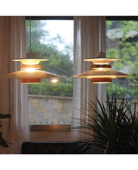 Nordic PH5 pendant light, Danish classic creative Japanese wood modern soft decoration exhibition hall, bedroom restaurant bar counter pendant light