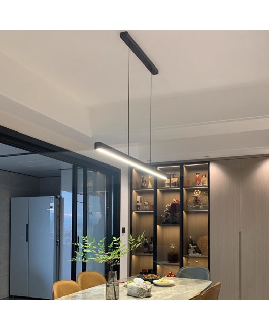 Restaurant pendant light, modern minimalist dining room bar desk lamp designer, Nordic lighting fixtures, long line fixtures, office pendant light