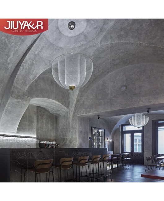 Italian designer's light luxury living room lighting, Western restaurant, hotel, homestay, internet cafe, countertop room, exhibition hall, hanging lighting fixtures