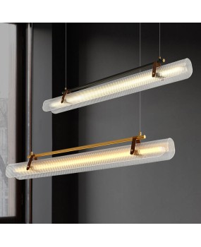 Creative Study Model Room Leather Lighting New Restaurant Bar Pendant Designer Minimalist Nordic Exhibition Bar