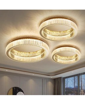 Modern minimalist ceiling light LED small living room light luxury study crystal light Italian minimalist room bedroom lighting