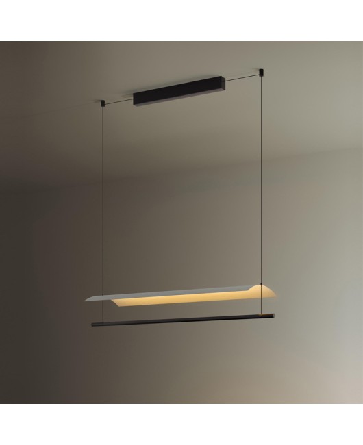Modern Chinese restaurant, tea room lamp, simple Japanese Zen inspired creative bar counter, exhibition hall, art studio decoration designer, pendant lamp