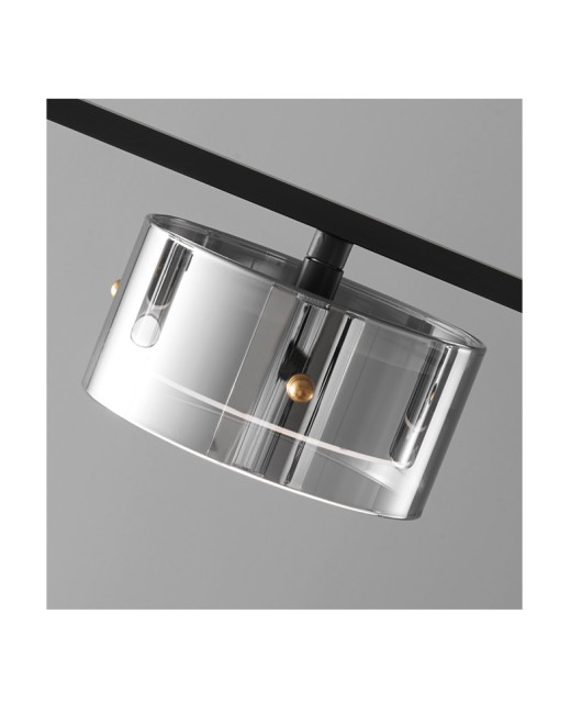 Italian minimalist light luxury dining table restaurant lights, internet famous designer minimalist modern long strip all copper minimalist bar counter pendant light