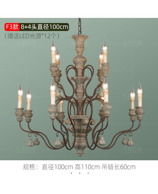 LOFT retro industrial style lighting creative homestay, coffee shop, western restaurant, hotel, bar counter, artistic decoration pendant light