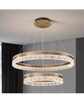 2024 New Light Luxury Living Room Premium Loft Apartment Modern Simple Dining Room Light Atmospheric Aluminum Main Hall Pendant Light