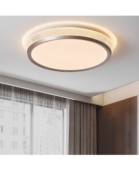 Bedroom Ceiling Light Modern Simple Circular Intelligent Eye Protection Room Light Luxury Zhongshan Lighting Solid Store Same Style