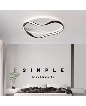 Modern minimalist bedroom LED ceiling light with full spectrum eye protection, Nordic personalized creative designer, study master bedroom light