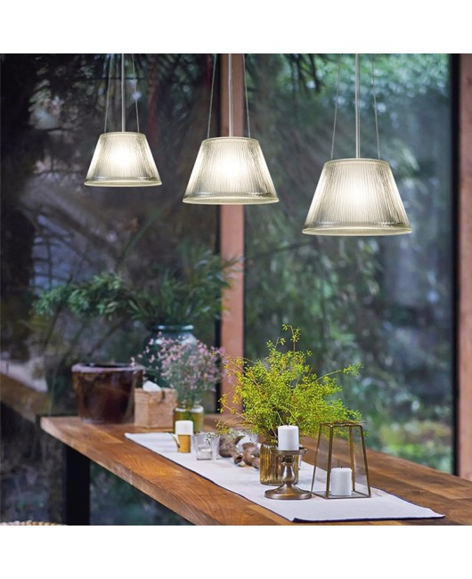 Italian Flos Romeo Moon designer restaurant pendant light study bedroom bar light luxury glass pendant light