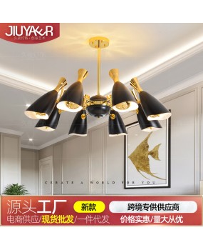 Ins internet celebrity industrial style pendant light Nordic designer light luxury hotel club model room Western dining room living room light