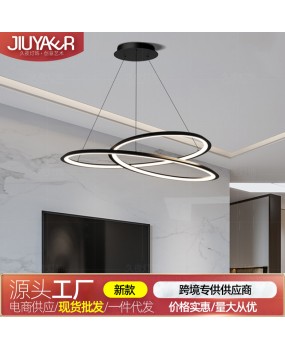 Nordic minimalist post-modern luxury living room chandelier, internet famous designer, minimalist and atmospheric dining table and bar lighting fixtures