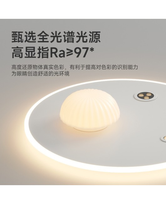 2024 new cream style living room designer modern, simple, atmospheric, minimalist master bedroom ceiling light with spotlight