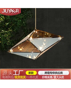 Italian designer pendant light creative light luxury dining hotel banquet hall, coffee shop, restaurant bar glass lighting fixtures
