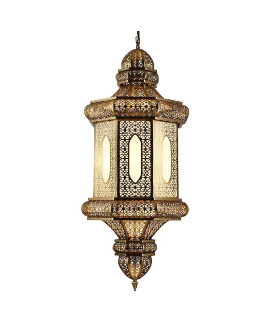 Southeast Asian style retro iron hollow pendant light, exotic homestay, bar, restaurant, living room, tea room, Thai style lighting fixtures