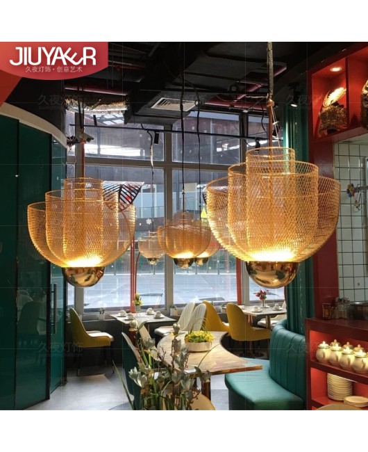 Italian designer's light luxury living room lighting, Western restaurant, hotel, homestay, internet cafe, countertop room, exhibition hall, hanging lighting fixtures