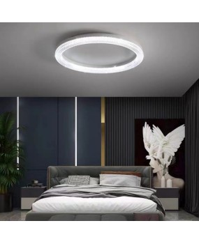Bedroom light Nordic light luxury creative circular room LED ceiling light Simple modern warm romantic master bedroom lighting fixture