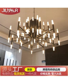 LOFT Designer Light Luxury Pendant Light Industrial Style Creative Duplex Villa Clubhouse Hotel Living Room Dining Room Internet Red Light