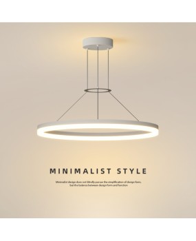 Nordic light luxury grand living room chandelier, modern minimalist art creativity, commercial circular bar counter, dining room bedroom chandelier