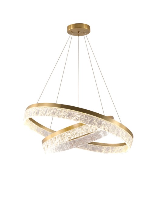 Italian minimalist living room chandelier, post-modern light luxury and atmospheric bedroom dining room lamp designer, model room circular lighting fixture