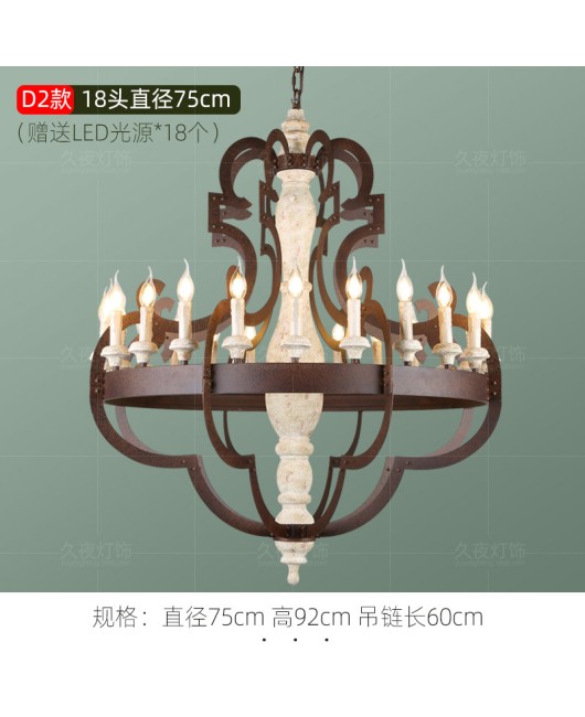 LOFT retro industrial style lighting creative homestay, coffee shop, western restaurant, hotel, bar counter, artistic decoration pendant light