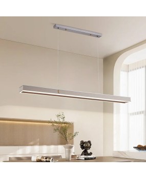 2024 New Type One Word Long Strip Modern Simple, Light Luxury, High Luxury, Atmospheric Lighting Table Dining Room Dining Room Pendant Light