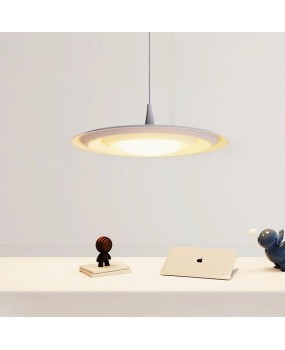 Nordic style minimalist Wabi Sabi style UFO restaurant pendant light, modern designer style art living room island bar desk lamp