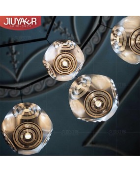 Italian stainless steel chandelier, coffee shop, Western restaurant, bar, clubhouse, internet cafe, clothing store, designer, catering lighting fixtures