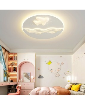 Modern minimalist children's room lamp, bedroom lamp, boy girl princess cartoon cloud airplane starry room ceiling lamp