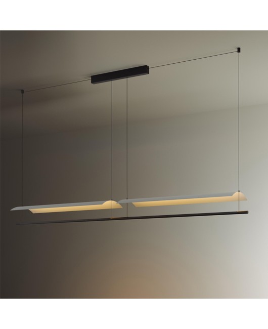 Modern Chinese restaurant, tea room lamp, simple Japanese Zen inspired creative bar counter, exhibition hall, art studio decoration designer, pendant lamp