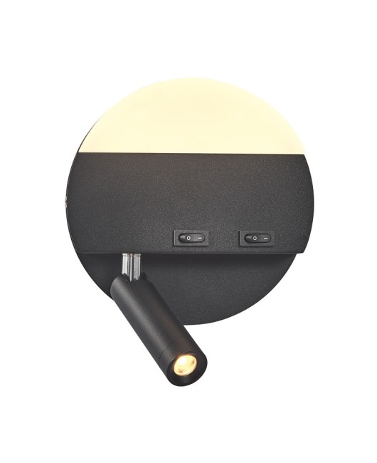 Modern minimalist circular LED lighting for study rooms, bedrooms, bedside reading, wall lights, creative corridors, background wall lights, wholesale