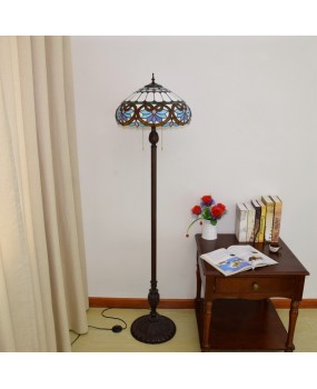 40CM European Tiffany Restaurant Floor Lamp Bar American Decoration Colored Glass Love Glass Lighting