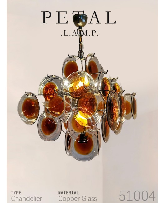 Italian Levant pendant light designer's modern and minimalist villa living room, dining room, bedroom lighting fixtures