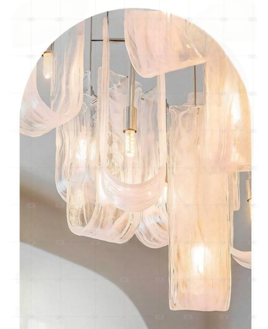 Italian Tom Dixon living room designer's light luxury cream style hall main light French style pendant light