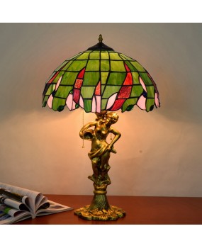 40CM Otivani green beads colored glass living room dining room bedroom bedside creative beauty table lamps