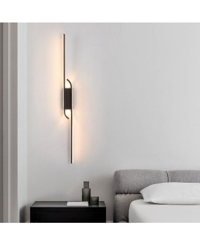 Cross border new living room grille light, modern and simple TV background wall light, internet famous long strip bedroom headboard wall