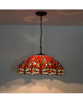 50cm American minimalist retro creative design, Tiffany colored glass living room, dining room, bedroom chandelier