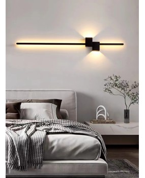 A minimalist strip wall lamp for dropshipping, bedroom bedside lamp, modern creative living room sofa, TV background wall lamp