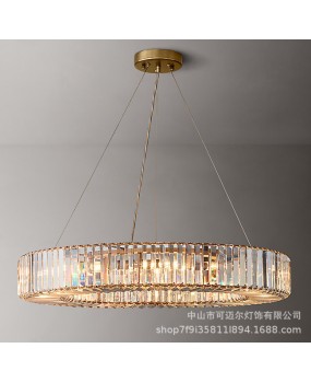 American style light luxury postmodern living room light harbor style minimalist restaurant Nordic bedroom creative luxury crystal chandelier