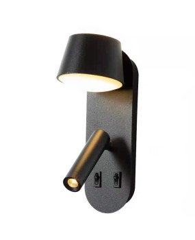 Nordic bedside lamp, bedroom room, bedside eye protection, rotatable with switch reading light, new Macaron wall lamp